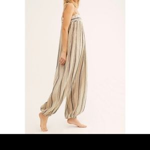 NWT Free People Lurex Harem Jumpsuit (XS)